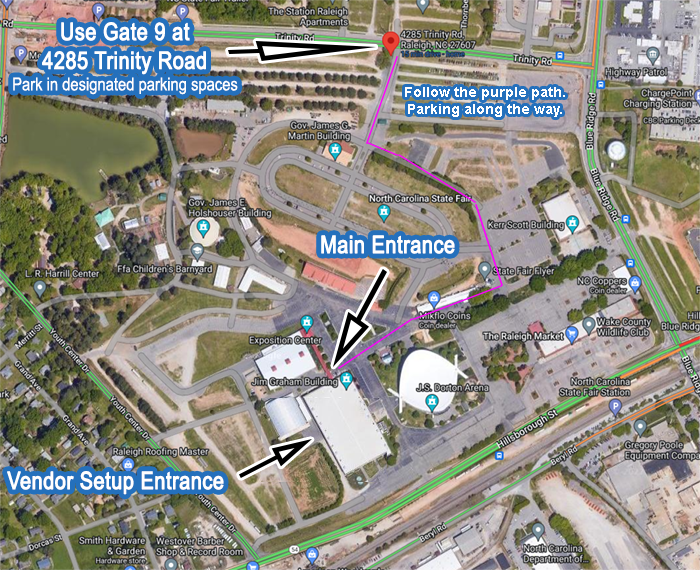 Raleigh State Fair Map